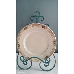 Vintage Decorative Plate Ornate Gold‎ Accent Display Plate Collectible